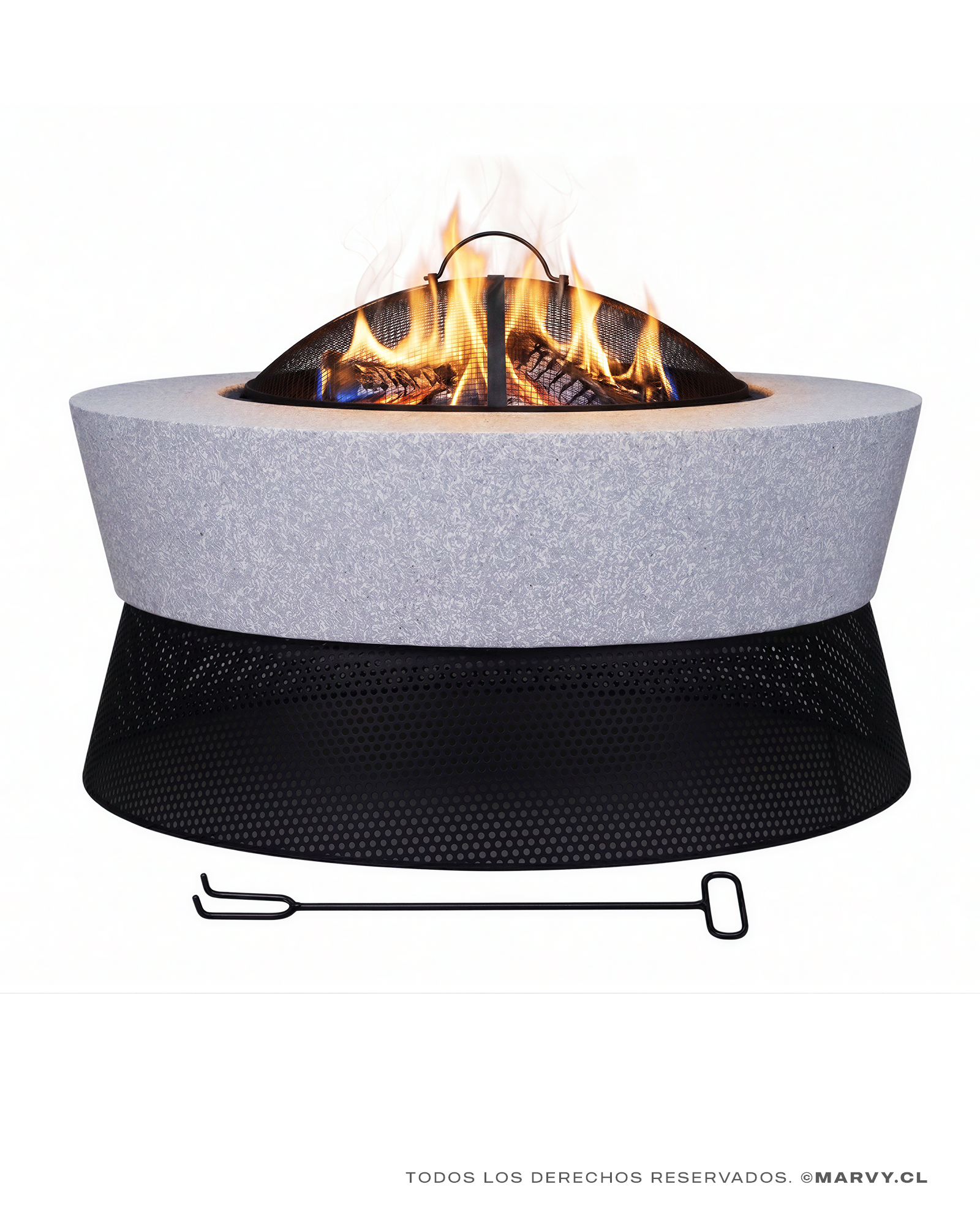 Brasero - Vulcano Llaima (72 cm)