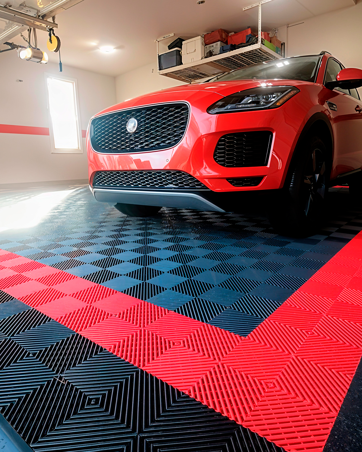 Piso de Garage Modular - Rojo (40x40x1.8cm)