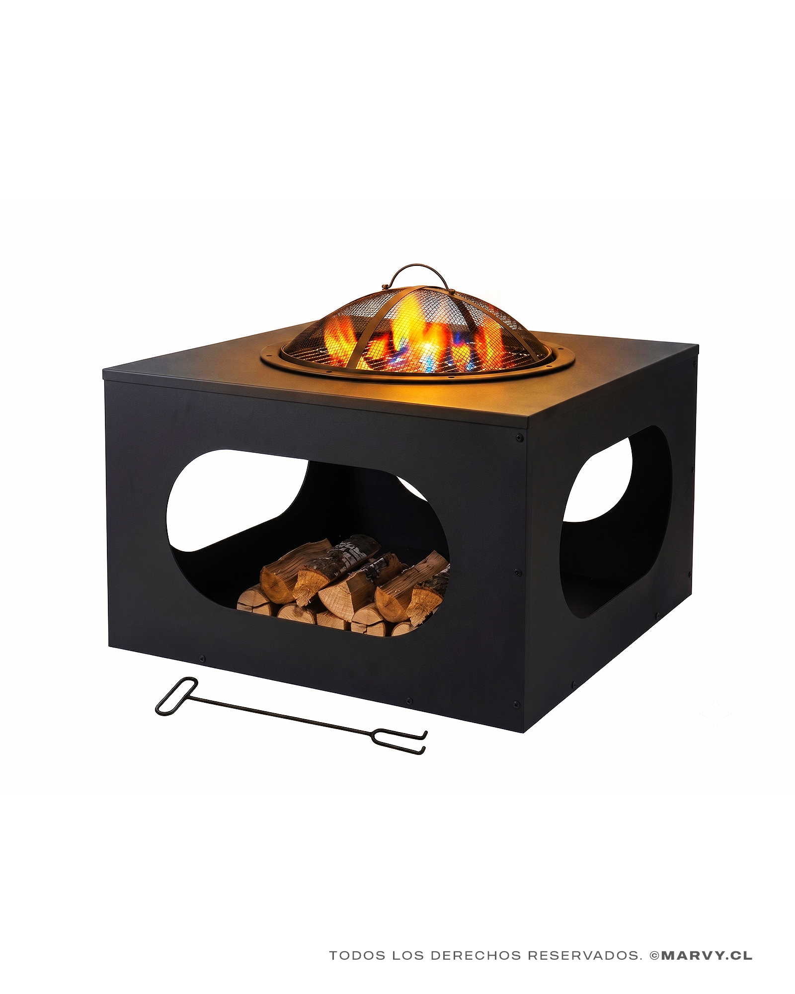 Brasero - Vulcano Cráter (63,5 cm)