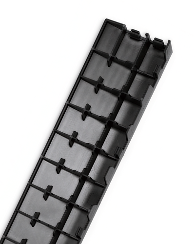 Bordillo para Piso de Garage Modular (40x6cm) - Macho / Hembra