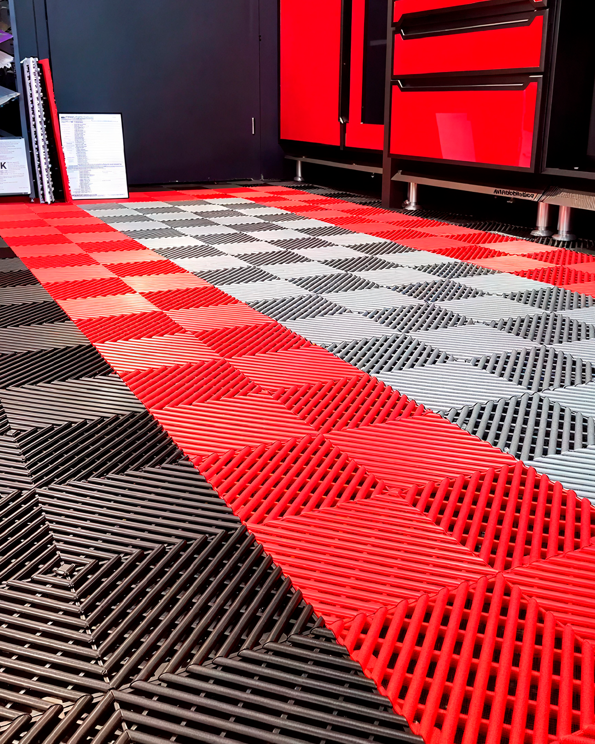 Piso de Garage Encastrable Modular (40x40x1.8cm)