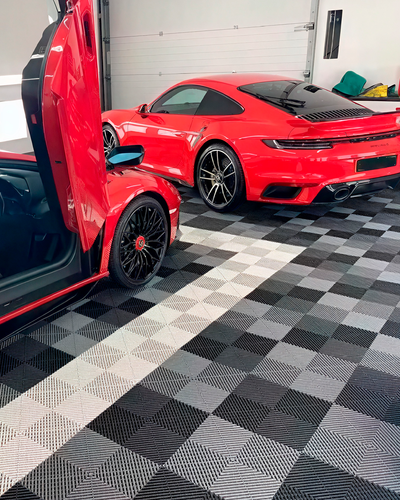 Piso de Garage Modular - Gris Grafito (40x40x1.8cm)