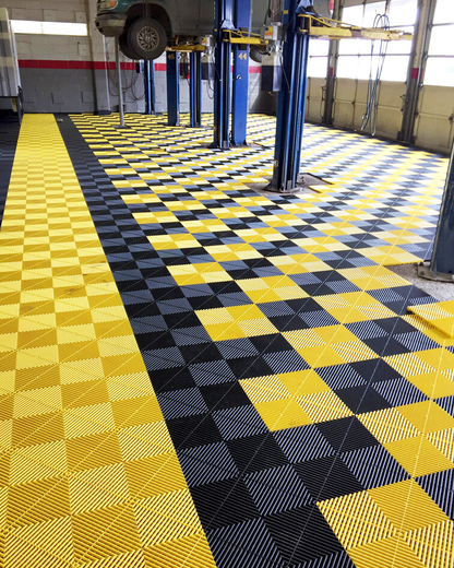 Piso de Garage Modular - Amarillo (40x40x1.8cm)