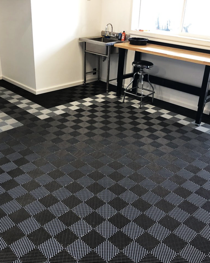 Piso de Garage Modular - Negro (40x40x1.8cm)