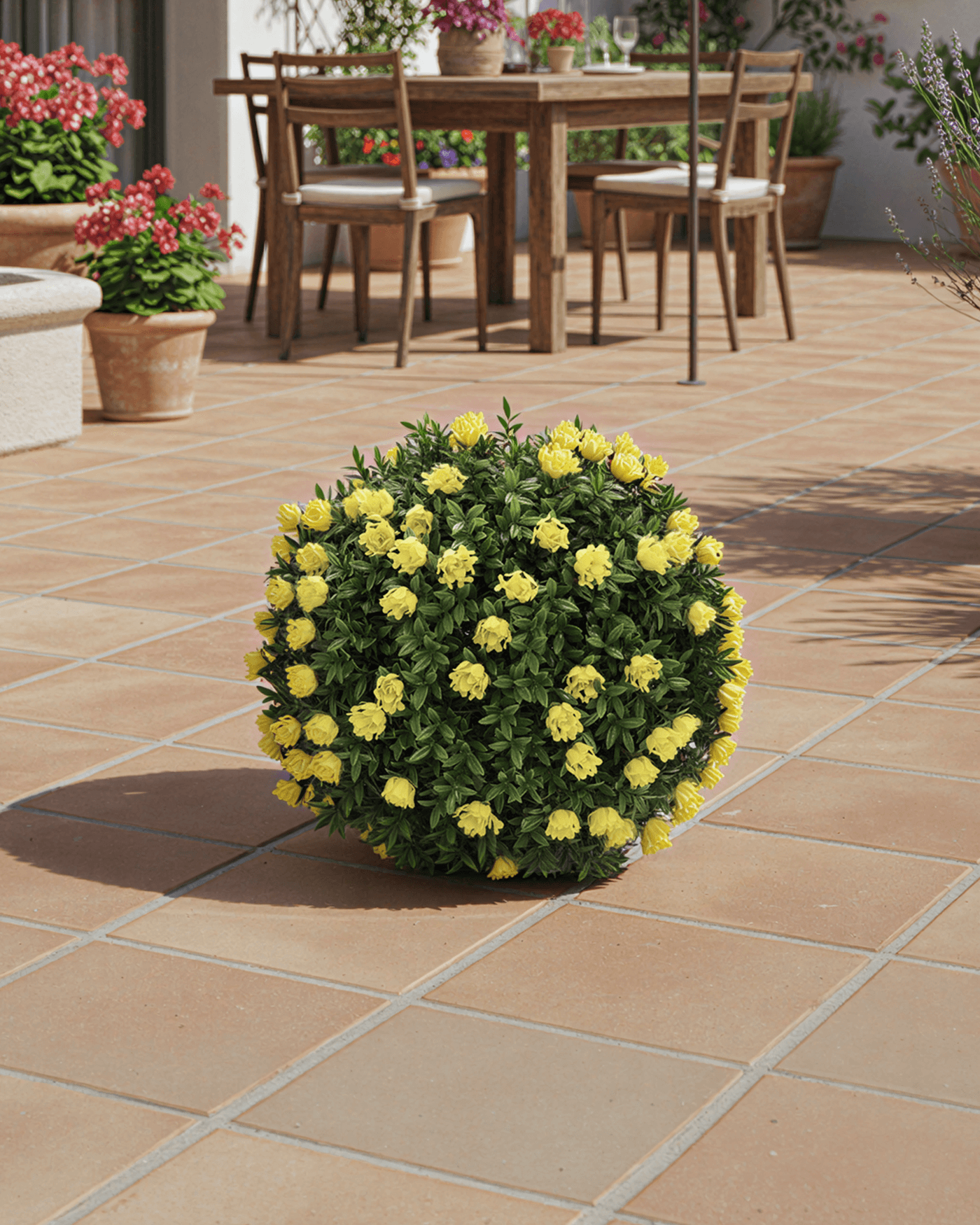 Esferas Decorativas - Sol Dorado 30 CM